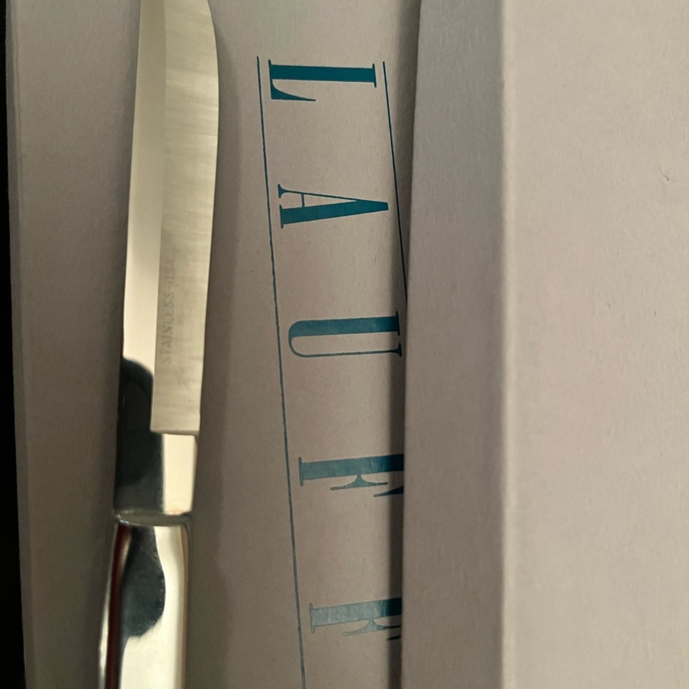 4 New High quality Stainless steel steak knives in original box